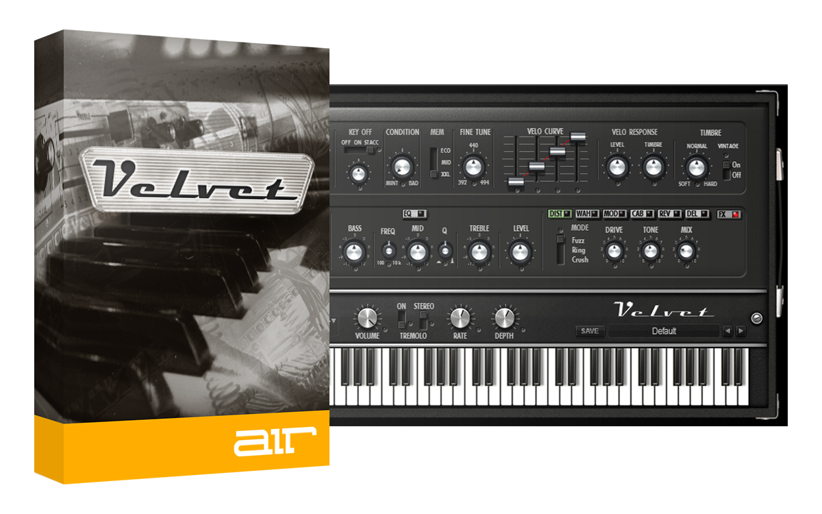 Air Music Tech Velvet Electric Piano  Bundle (Latest Version)